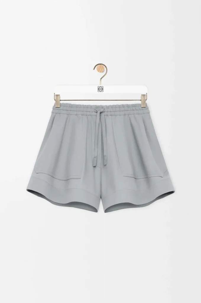 Shorts i bomull Ljusgrå Shorts i bomull Ljusgrå