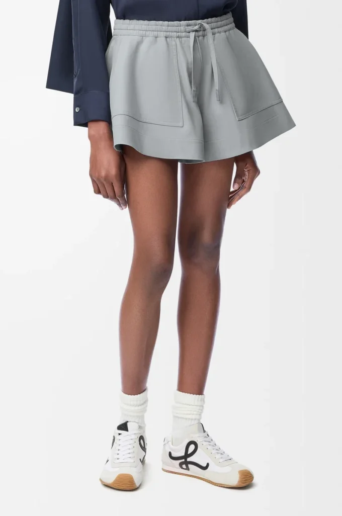 Shorts i bomull Ljusgrå Shorts i bomull Ljusgrå