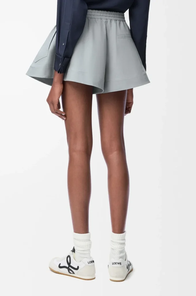 Shorts i bomull Ljusgrå Shorts i bomull Ljusgrå