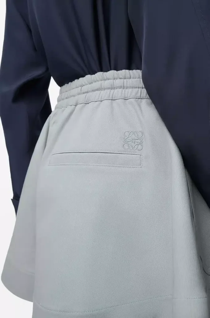 Shorts i bomull Ljusgrå Shorts i bomull Ljusgrå