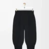 Shorts i stretchig viskosblandning Svart Shorts i stretchig viskosblandning Svart