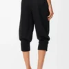 Shorts i stretchig viskosblandning Svart Shorts i stretchig viskosblandning Svart