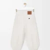 Shorts i stretchig viskosblandning Vit
