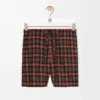 Shorts i ullblandning Orange/Svart