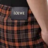Shorts i ullblandning Orange/Svart