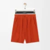 Shorts i ullblandning Orange/Vit Shorts i ullblandning Orange/Vit