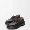 Sierra loafers i borstat kalvskinn, mörkbruna Sierra loafers i borstat kalvskinn, mörkbruna