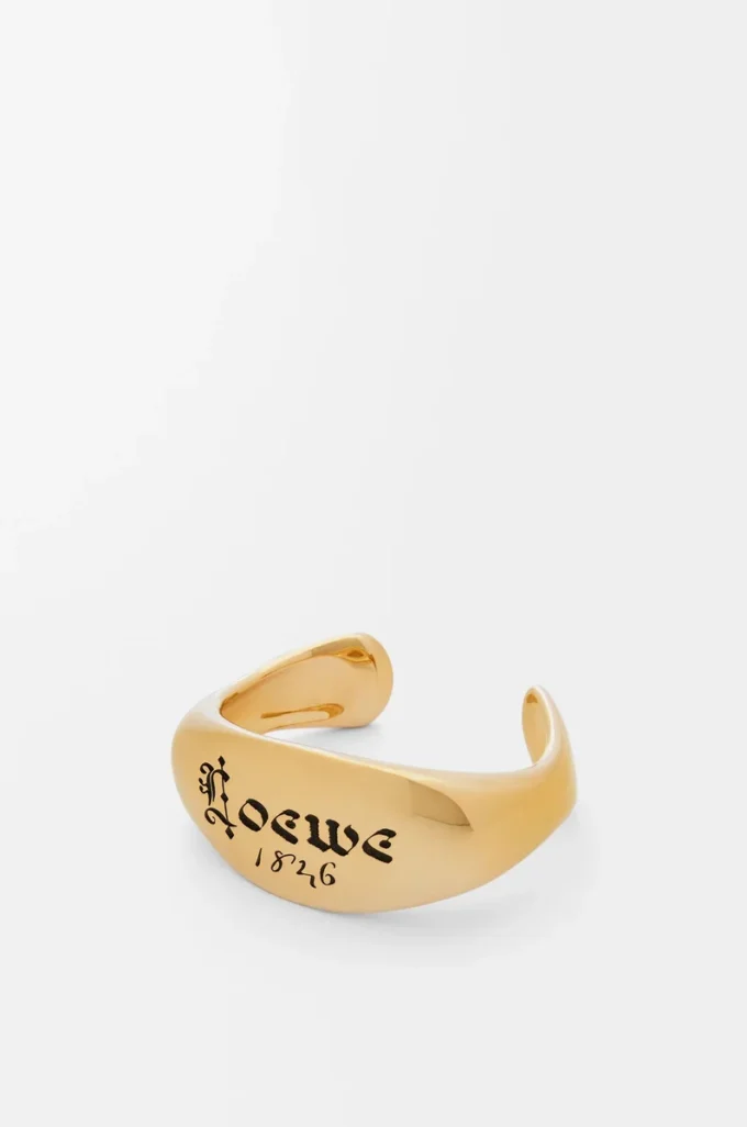 Signetarmband i sterlingsilver Guld
