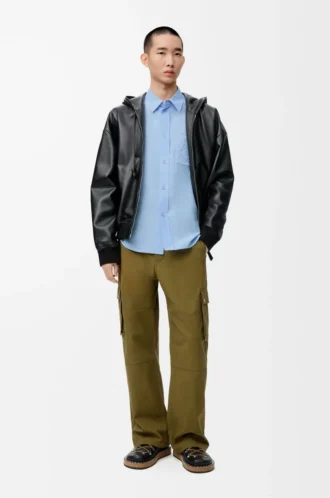 Skjorta i bomull Ljusblå