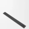 Slap-armband i kalvskinn, svart