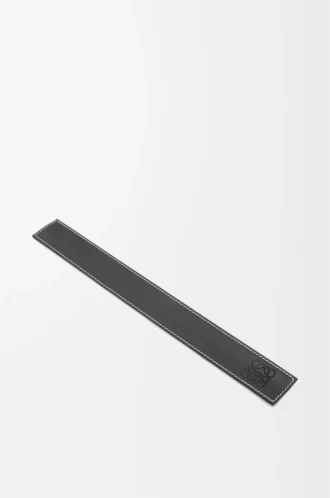 Slap-armband i kalvskinn, svart