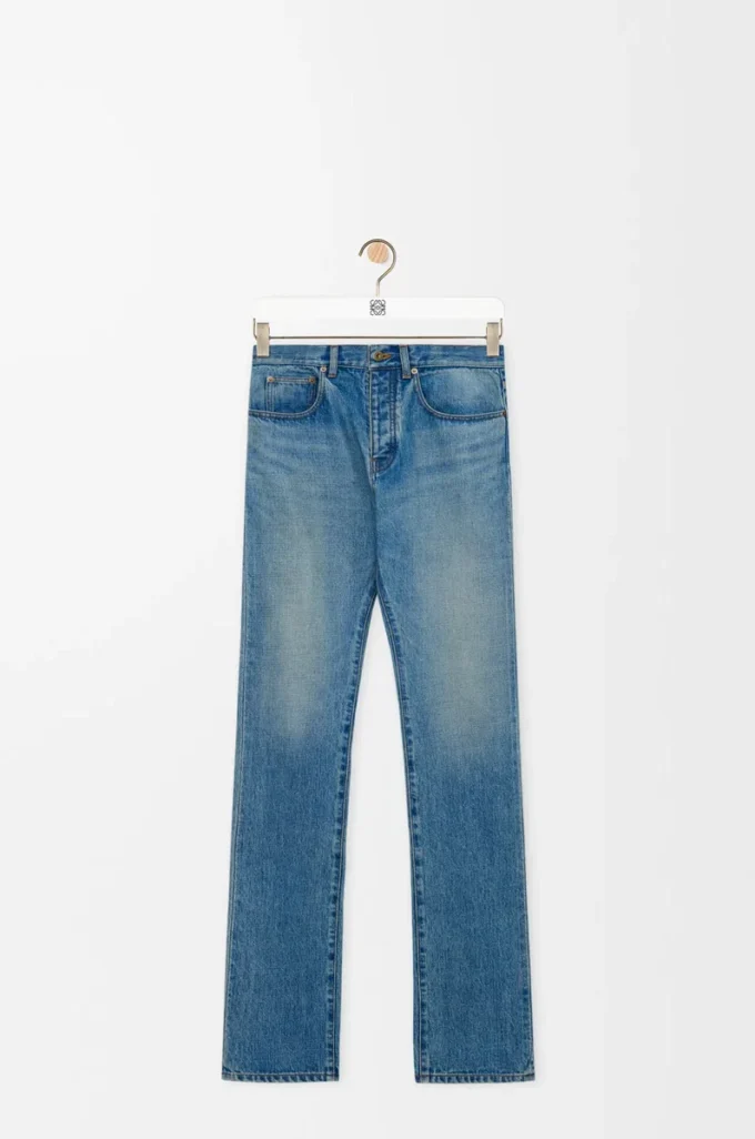 Smal jeans i denim Vintage Blue