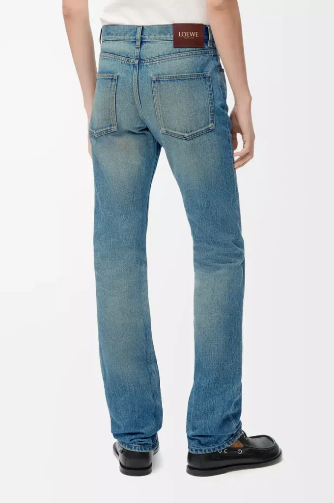 Smal jeans i denim Vintage Blue