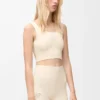 Sömlös bh i teknisk jersey, ivory Sömlös bh i teknisk jersey, ivory