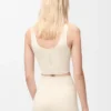 Sömlös bh i teknisk jersey, ivory Sömlös bh i teknisk jersey, ivory