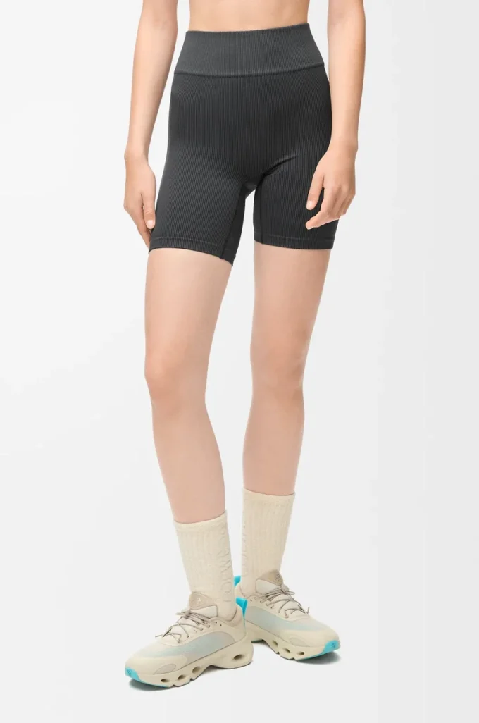 Sömlösa shorts i teknisk jersey Svart Sömlösa shorts i teknisk jersey Svart