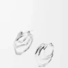 Staplade hoopörhängen i sterlingsilver Silver Staplade hoopörhängen i sterlingsilver Silver