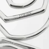 Staplade hoopörhängen i sterlingsilver Silver Staplade hoopörhängen i sterlingsilver Silver