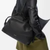 Stor Flamenco-clutch i nappa kalvskinn Black Stor Flamenco-clutch i nappa kalvskinn Black