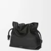 Stor Flamenco-clutch i nappa kalvskinn Black Stor Flamenco-clutch i nappa kalvskinn Black