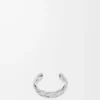 Stor flätad manschett i sterlingsilver Silver Stor flätad manschett i sterlingsilver Silver