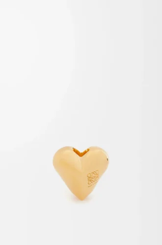 Stor hjärtkub Guld
