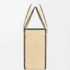 Stor LOEWE Font-väska i raffia Natur Stor LOEWE Font-väska i raffia Natur
