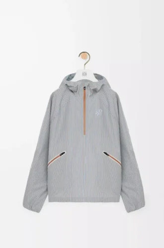 Storm anorak i tekniskt skal Beige/Blå