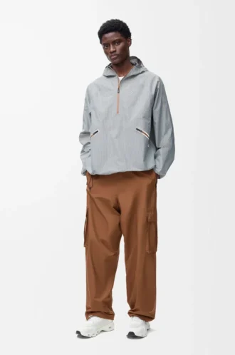 Storm anorak i tekniskt skal Beige/Blå