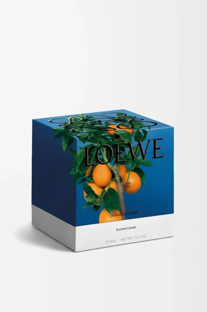 Stort doftljus med apelsinblomsterdoft Ljus mandarin