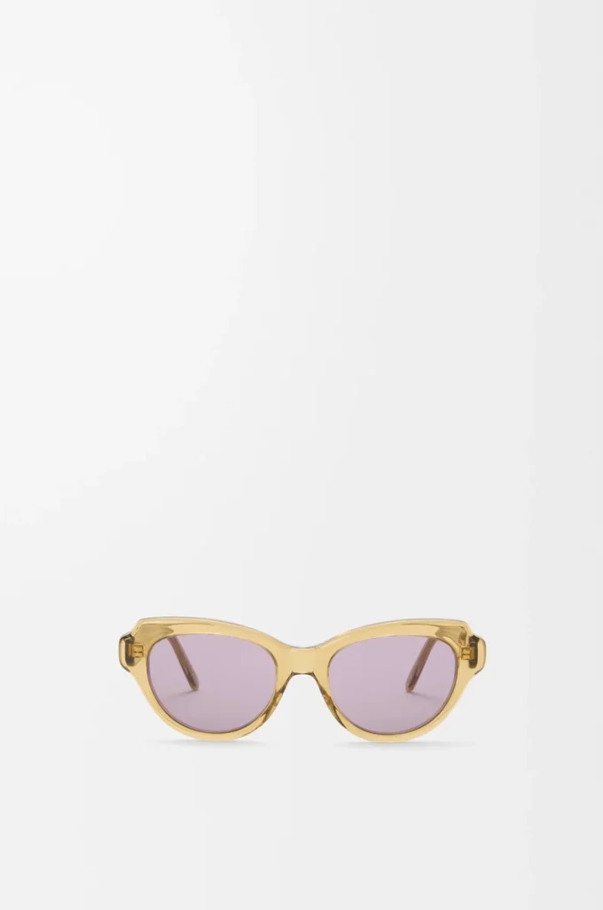 Swan Slim solglasögon Transparent Olive Swan Slim solglasögon Transparent Olive