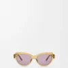 Swan Slim solglasögon Transparent Olive Swan Slim solglasögon Transparent Olive