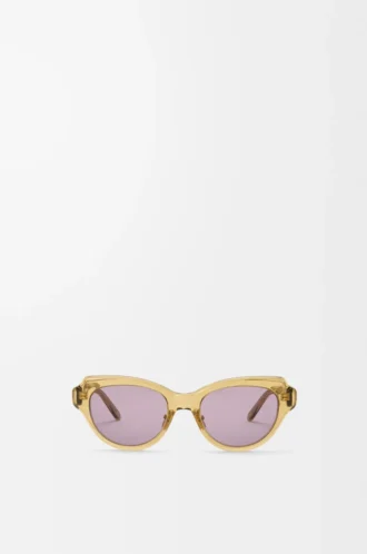Swan Slim solglasögon Transparent Olive