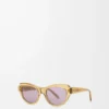 Swan Slim solglasögon Transparent Olive Swan Slim solglasögon Transparent Olive