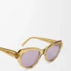 Swan Slim solglasögon Transparent Olive Swan Slim solglasögon Transparent Olive