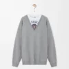 Sweatshirt i bomull Grå melange Sweatshirt i bomull Grå melange