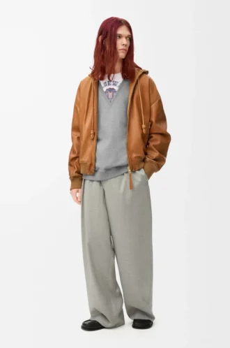 Sweatshirt i bomull Grå melange