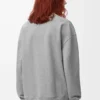 Sweatshirt i bomull Grå melange Sweatshirt i bomull Grå melange