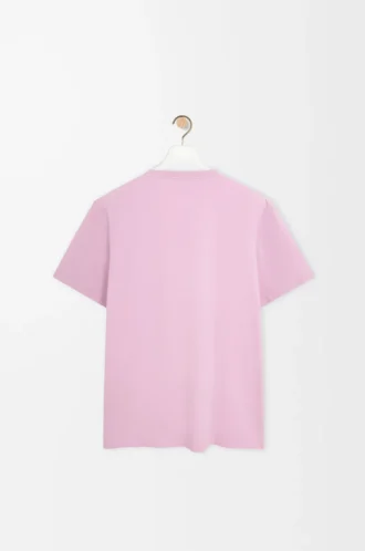 T-shirt i bomull med avslappnad passform Lilac
