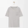 T-shirt i bomull med avslappnad passform Mellangrå T-shirt i bomull med avslappnad passform Mellangrå