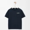 T-shirt i bomull med avslappnad passform, mörk marinblå T-shirt i bomull med avslappnad passform, mörk marinblå