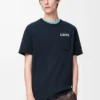 T-shirt i bomull med avslappnad passform, mörk marinblå T-shirt i bomull med avslappnad passform, mörk marinblå