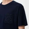 T-shirt i bomull med avslappnad passform, mörk marinblå T-shirt i bomull med avslappnad passform, mörk marinblå