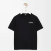 T-shirt i bomull med avslappnad passform Svart T-shirt i bomull med avslappnad passform Svart