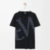 T-shirt i bomull med avslappnad passform Svart T-shirt i bomull med avslappnad passform Svart