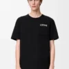 T-shirt i bomull med avslappnad passform Svart T-shirt i bomull med avslappnad passform Svart
