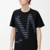 T-shirt i bomull med avslappnad passform Svart T-shirt i bomull med avslappnad passform Svart
