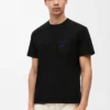 T-shirt i bomull med avslappnad passform Svart T-shirt i bomull med avslappnad passform Svart