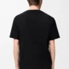 T-shirt i bomull med avslappnad passform Svart T-shirt i bomull med avslappnad passform Svart