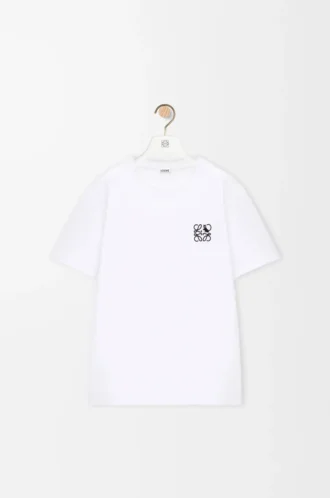 T-shirt i bomull med avslappnad passform Vit